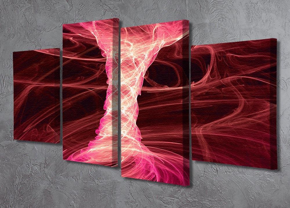 Smoke Funnel 4 Split Panel Canvas - Canvas Art Rocks - 2
