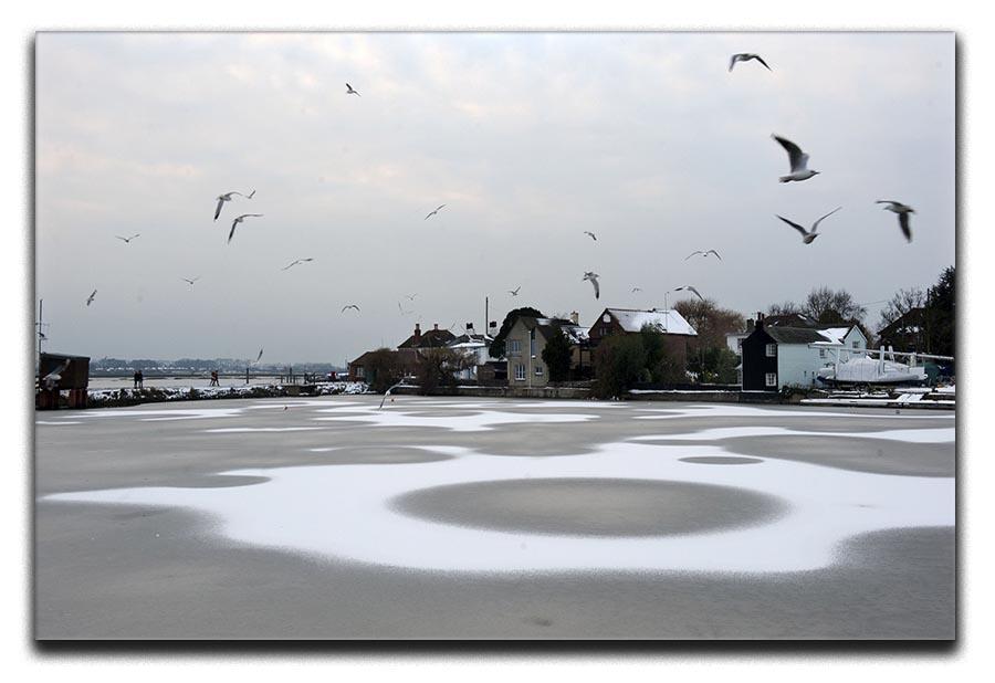Snow Circles Canvas Print or Poster - Canvas Art Rocks - 1