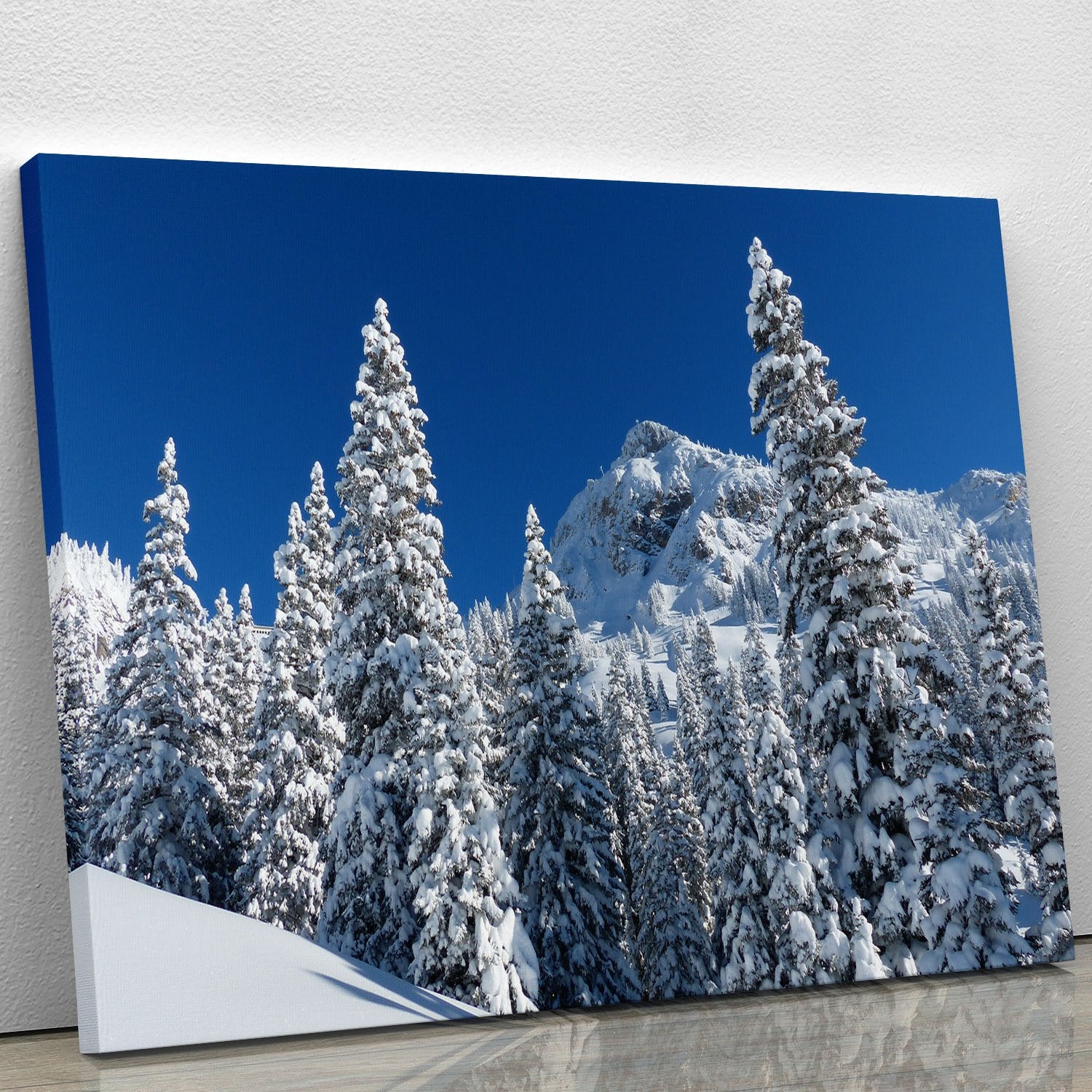 Snow Covered Trees Canvas Print or Poster
