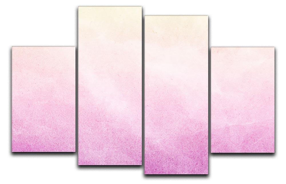 Soft cloud and sky abstract 4 Split Panel Canvas  - Canvas Art Rocks - 1