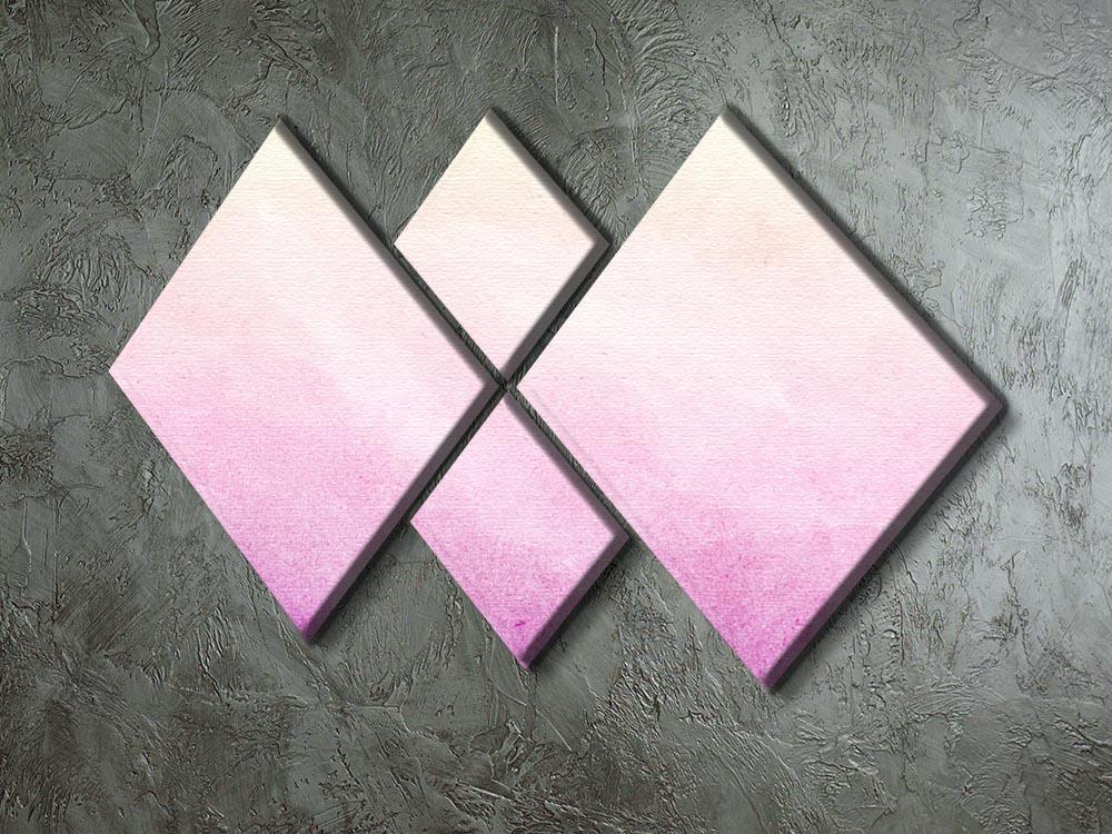 Soft cloud and sky abstract 4 Square Multi Panel Canvas  - Canvas Art Rocks - 2