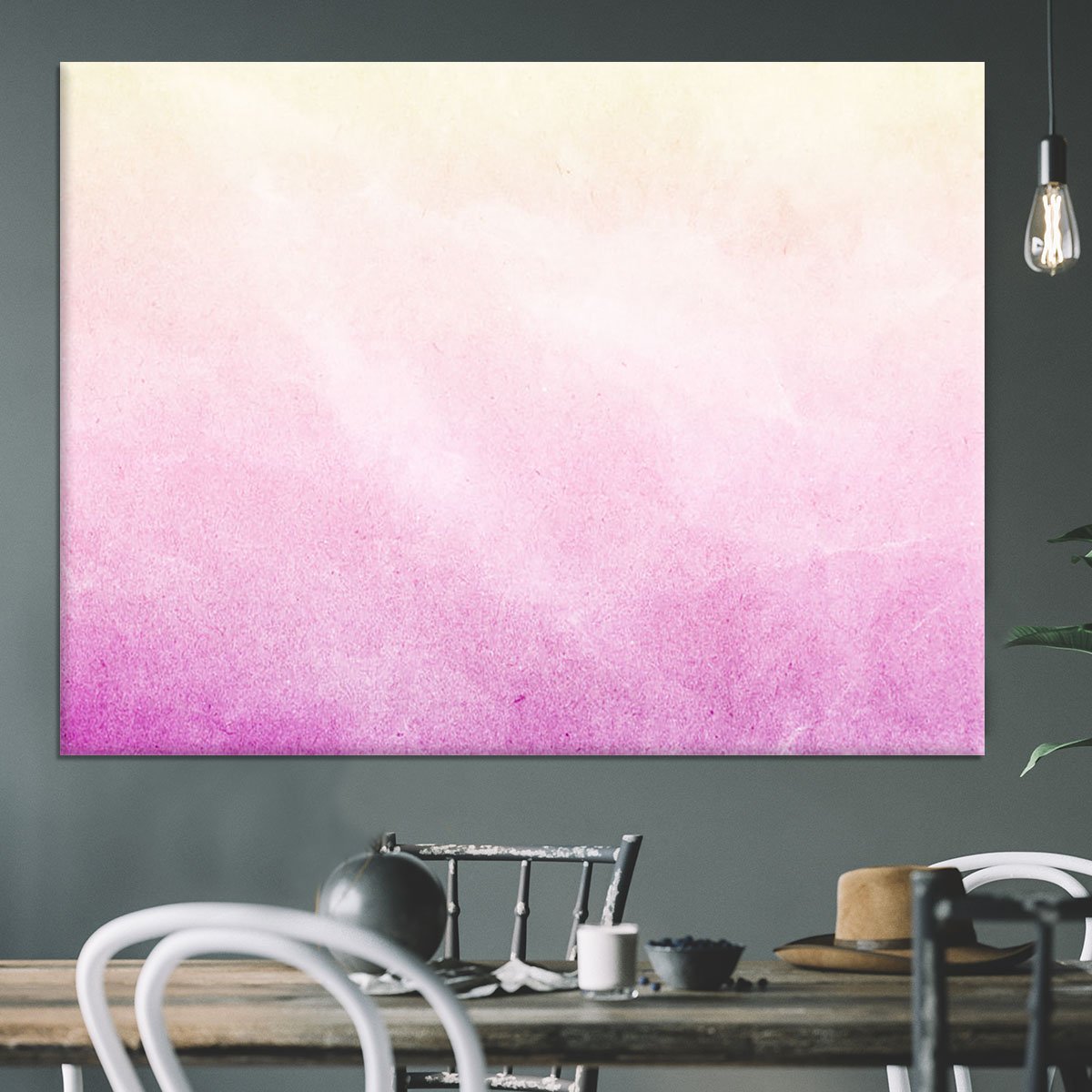 Soft cloud and sky abstract Canvas Print or Poster