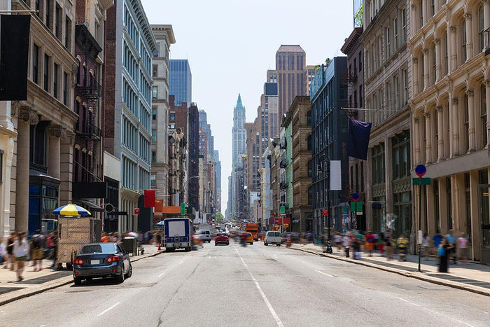 Soho buildings facade Wall Mural Wallpaper