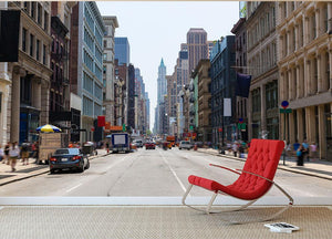 Soho buildings facade Wall Mural Wallpaper - Canvas Art Rocks - 2