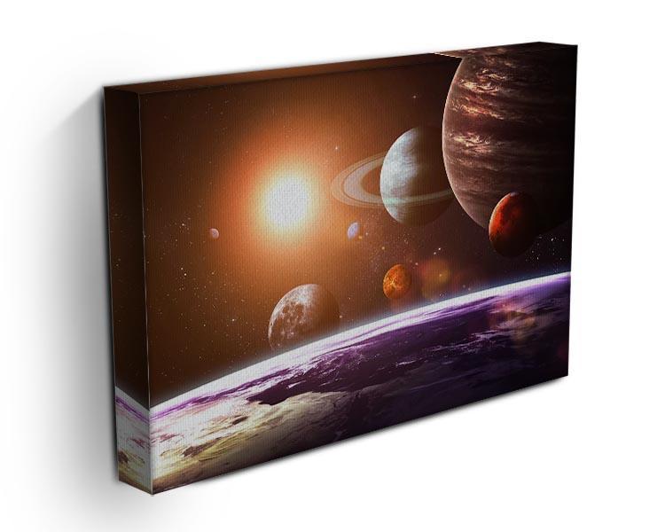 Solar system and space objects Canvas Print or Poster - Canvas Art Rocks - 3