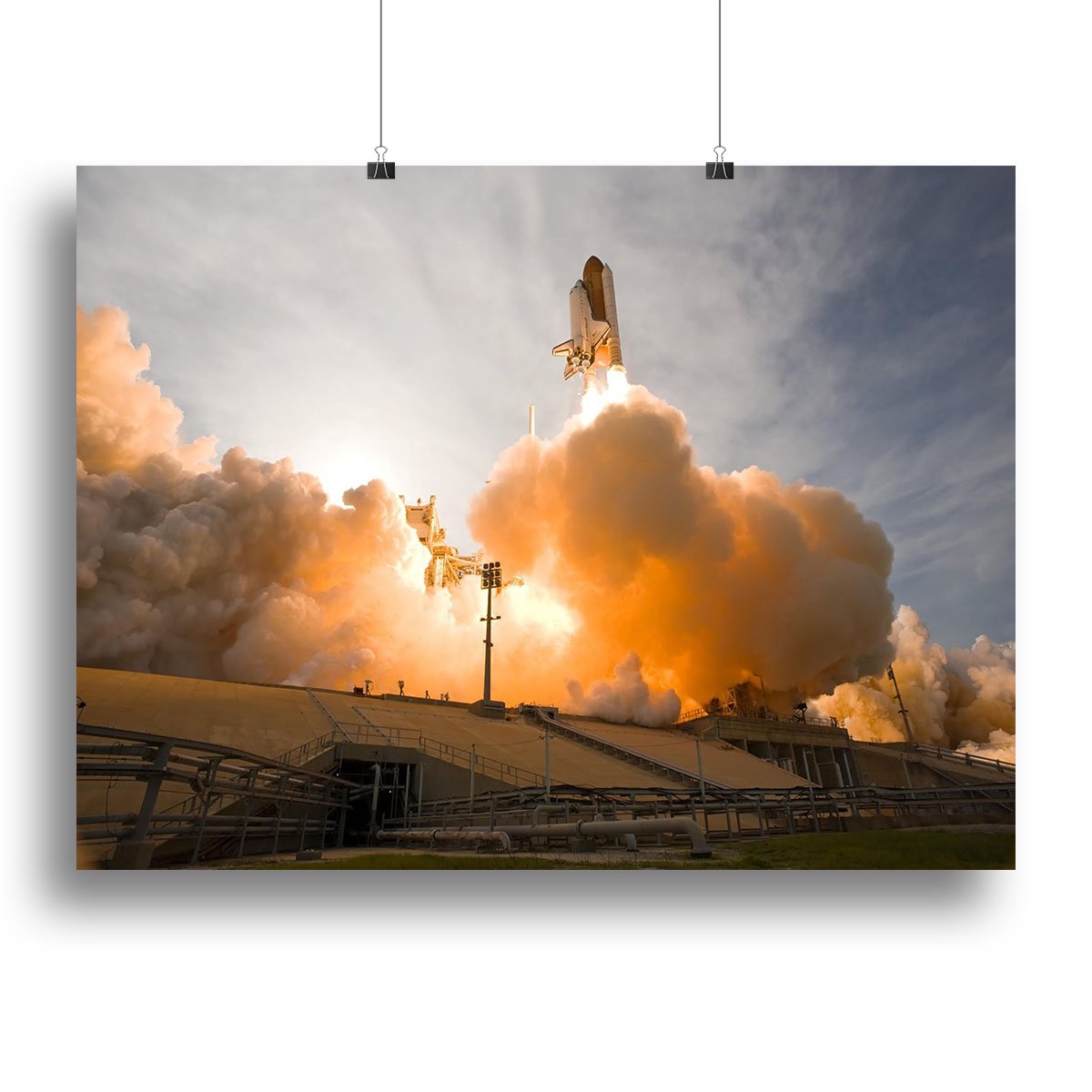 Space Shuttle Cape Canaveral Canvas Print or Poster