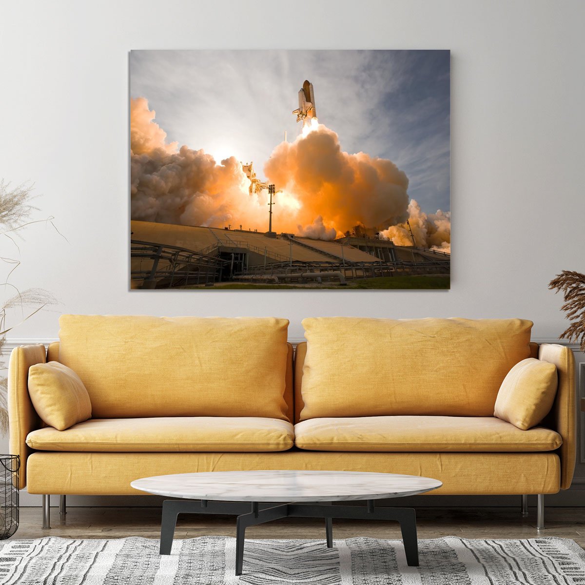 Space Shuttle Cape Canaveral Canvas Print or Poster