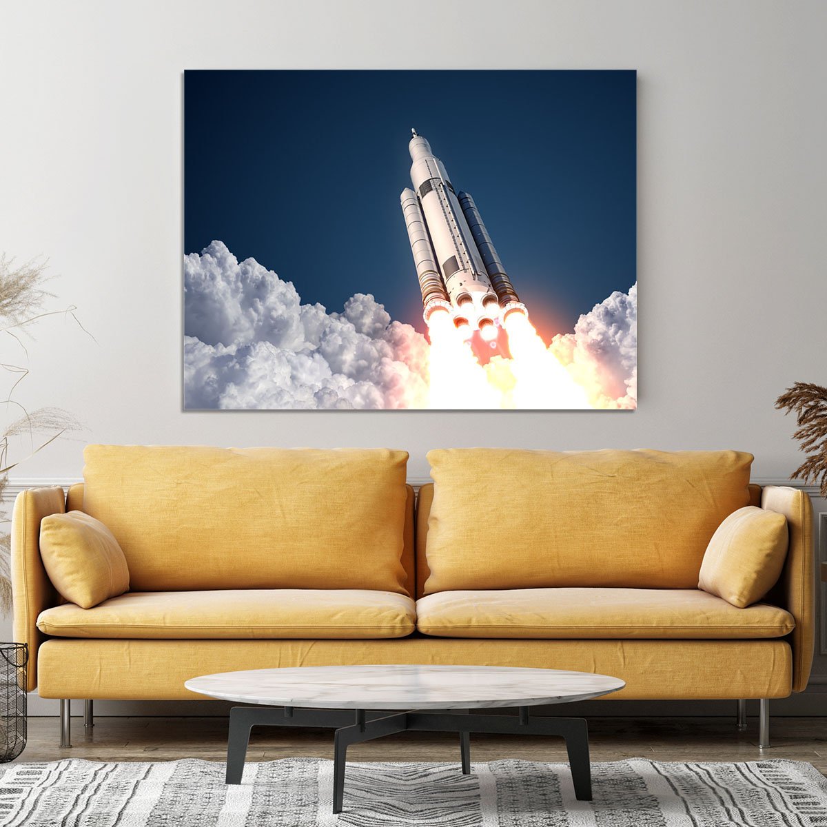 Space Launch System Takes Off Canvas Print or Poster