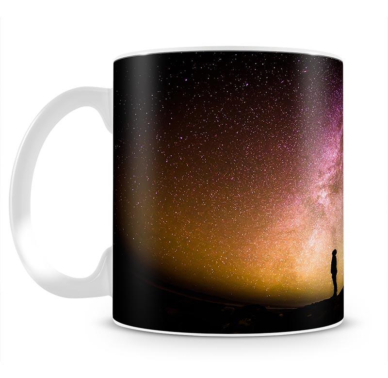 Space Man At Night Mug - Canvas Art Rocks - 1