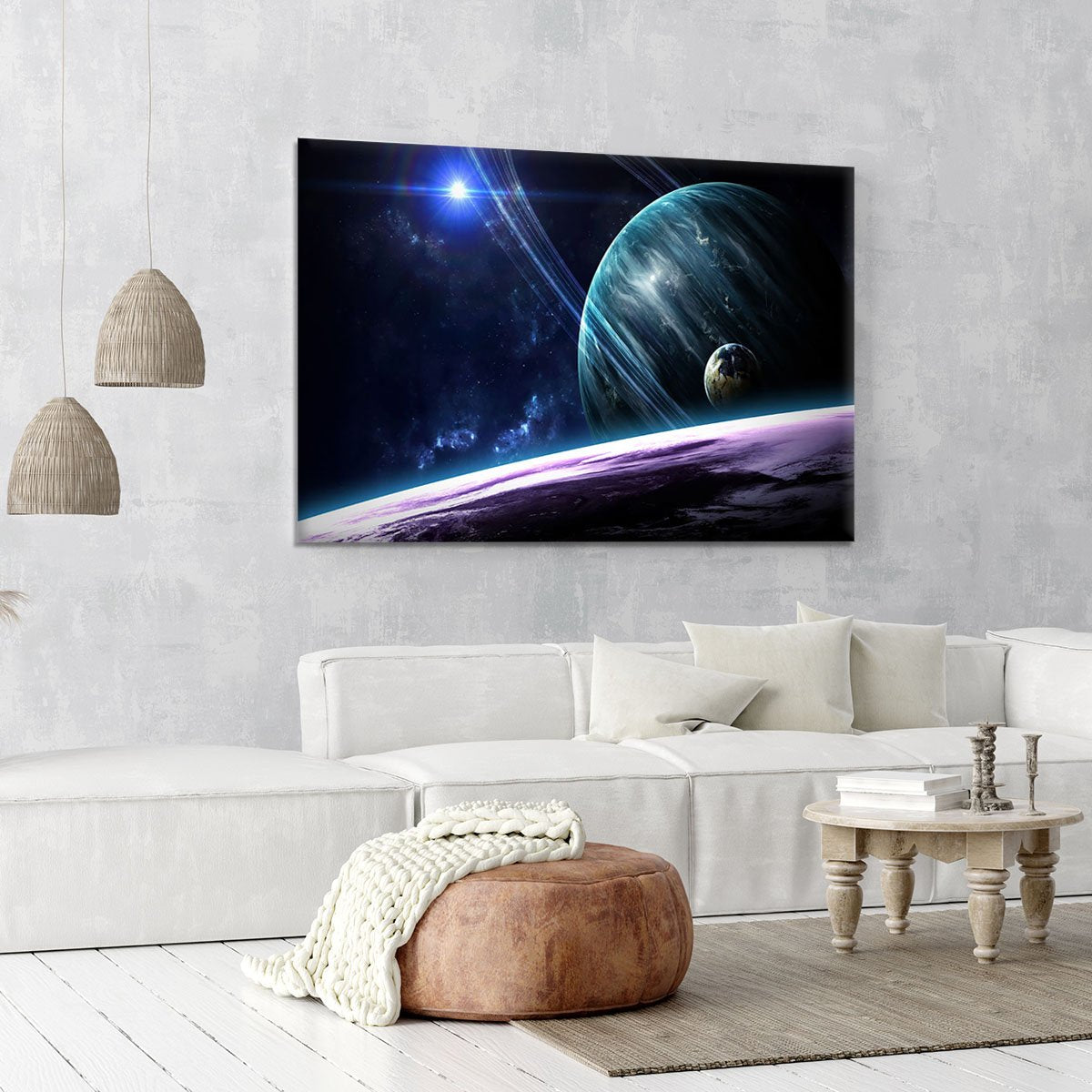 Space Planets Canvas Print or Poster