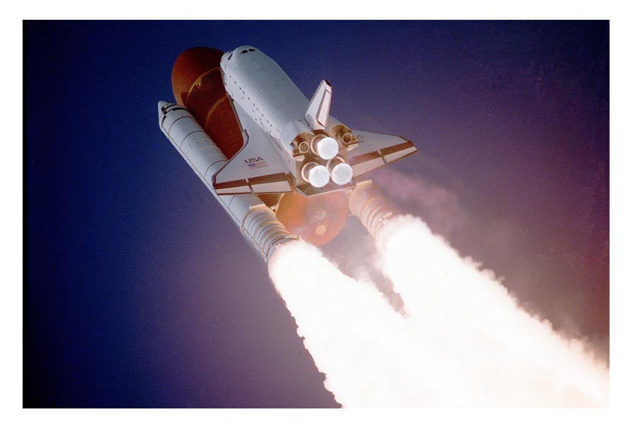 Space Shuttle Close Up Print - Canvas Art Rocks - 1