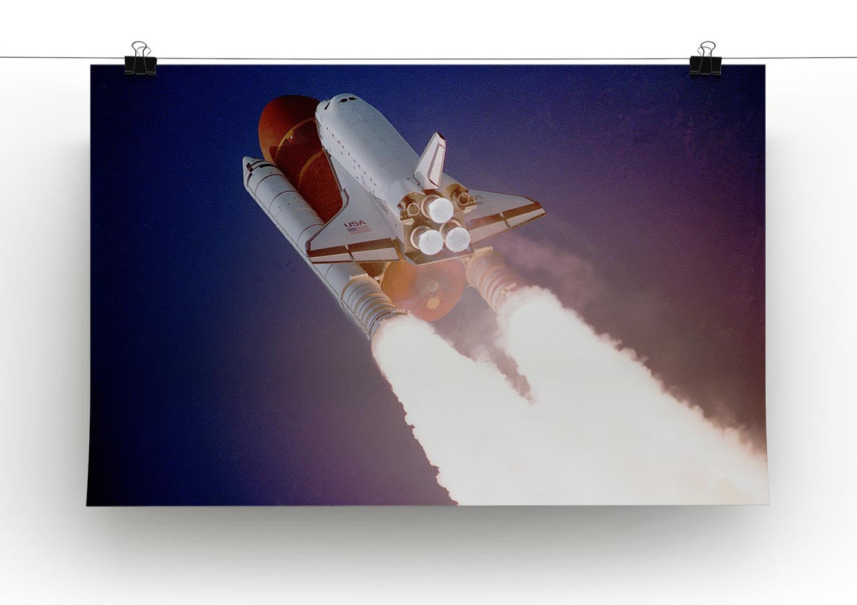 Space Shuttle Close Up Print - Canvas Art Rocks - 2