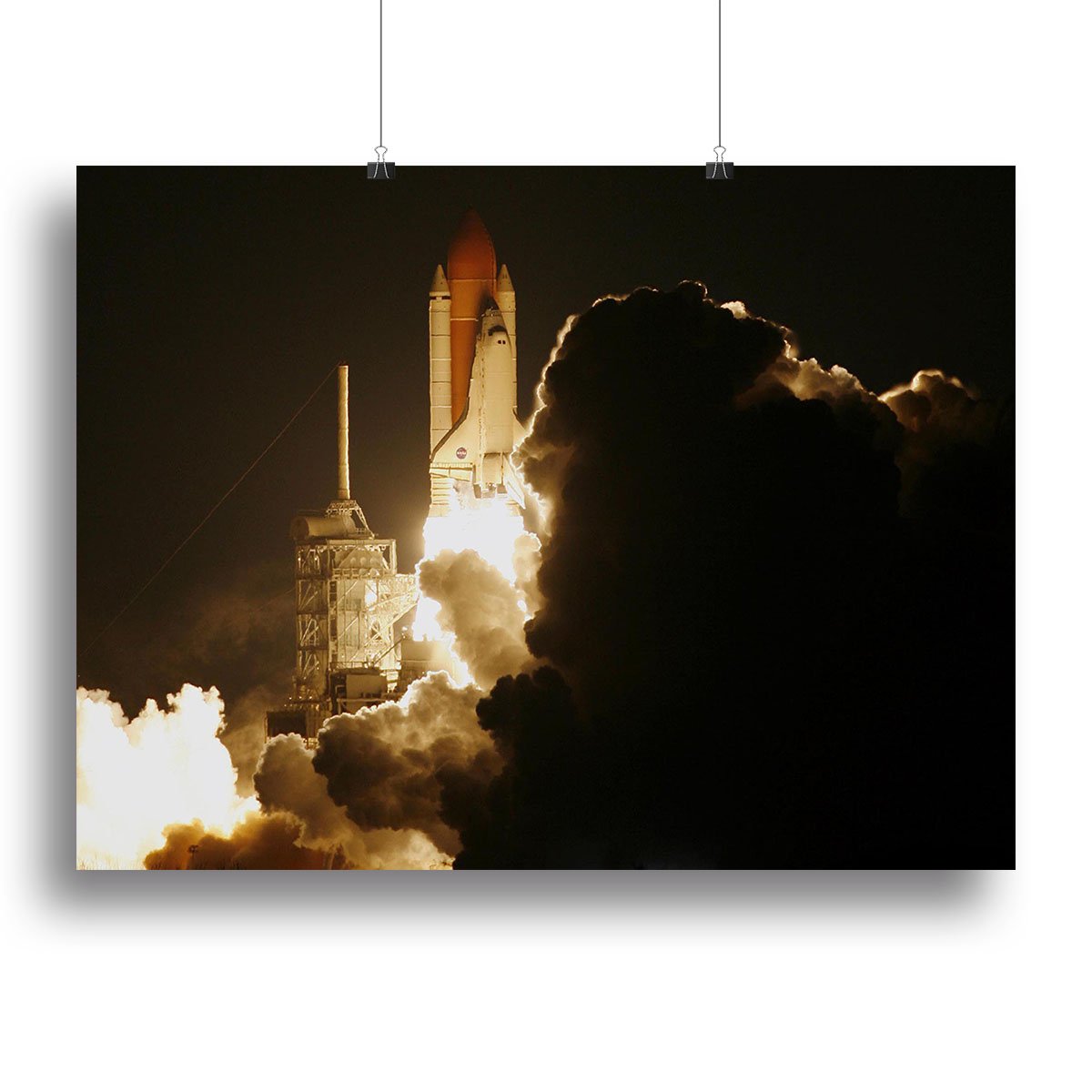Space Shuttle Take Off Canvas Print or Poster
