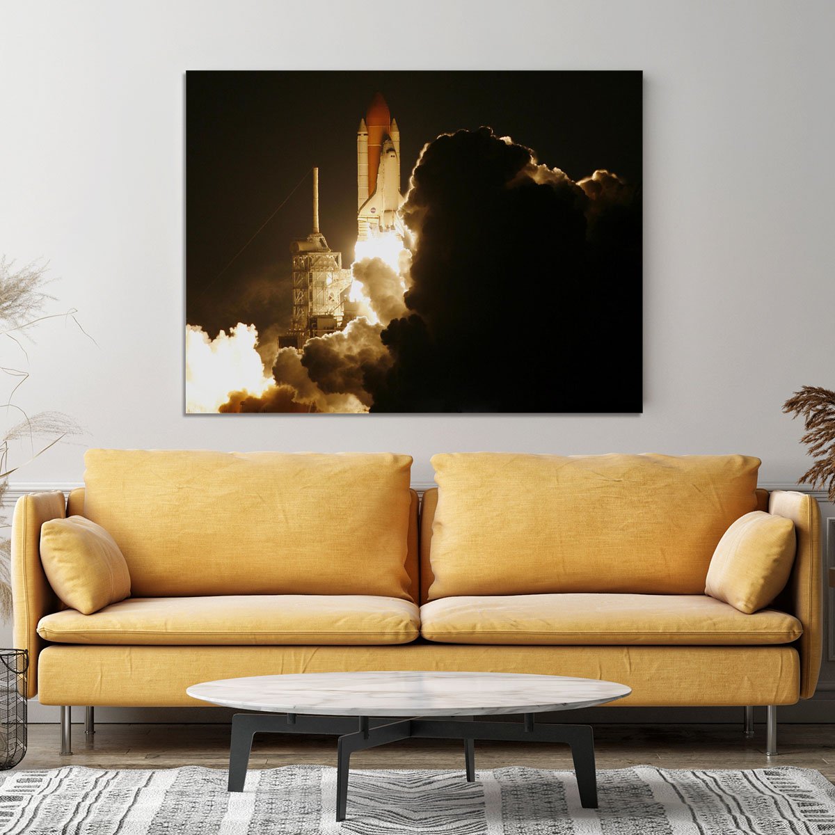 Space Shuttle Take Off Canvas Print or Poster