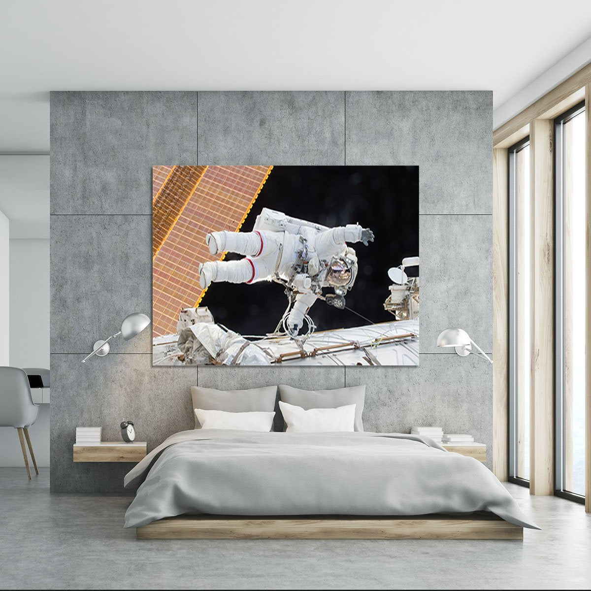 Space Walk Canvas Print or Poster
