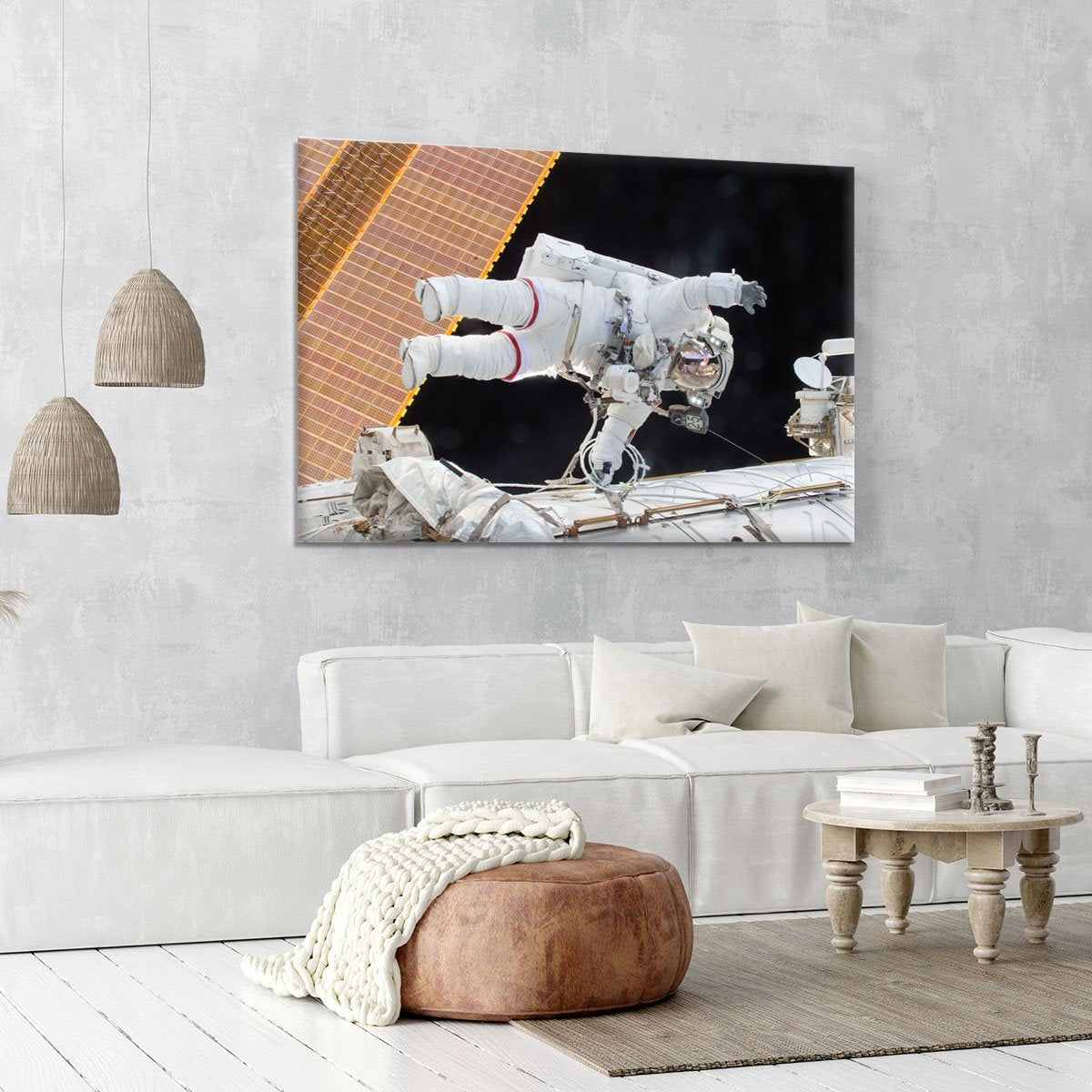 Space Walk Canvas Print or Poster