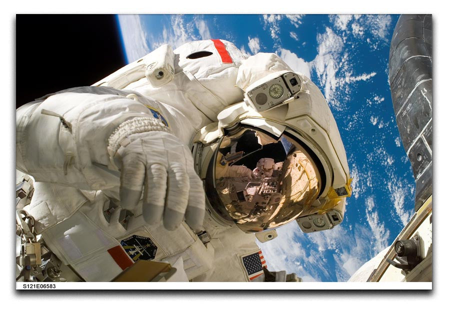 Space Walk Close Up Print - Canvas Art Rocks - 1
