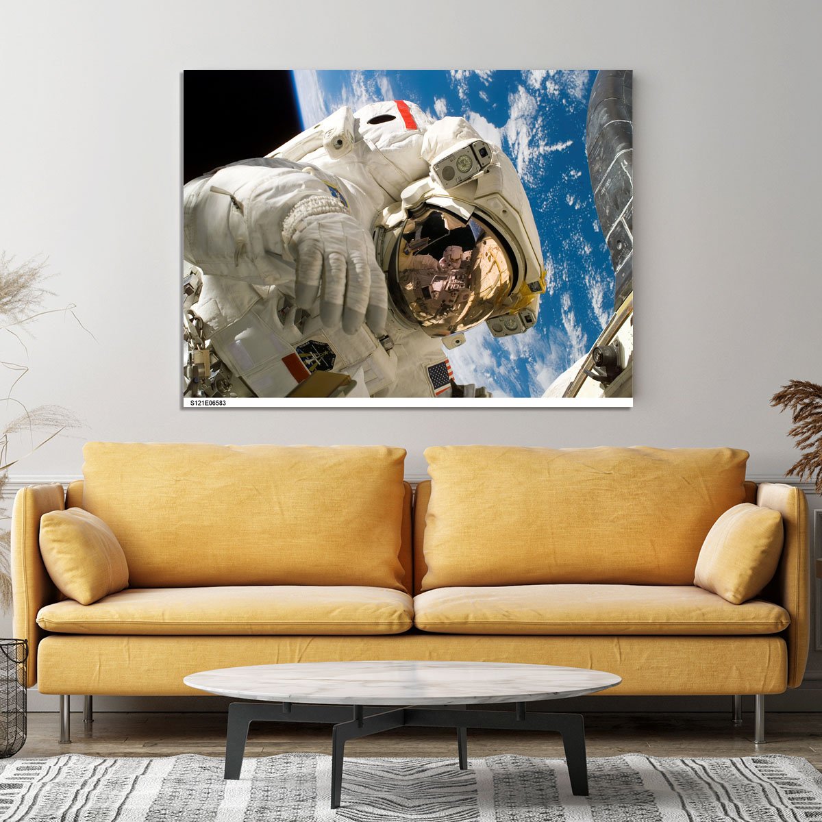 Space Walk Close Up Canvas Print or Poster