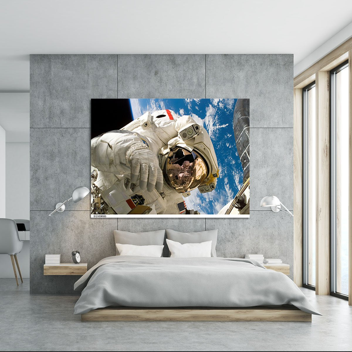 Space Walk Close Up Canvas Print or Poster