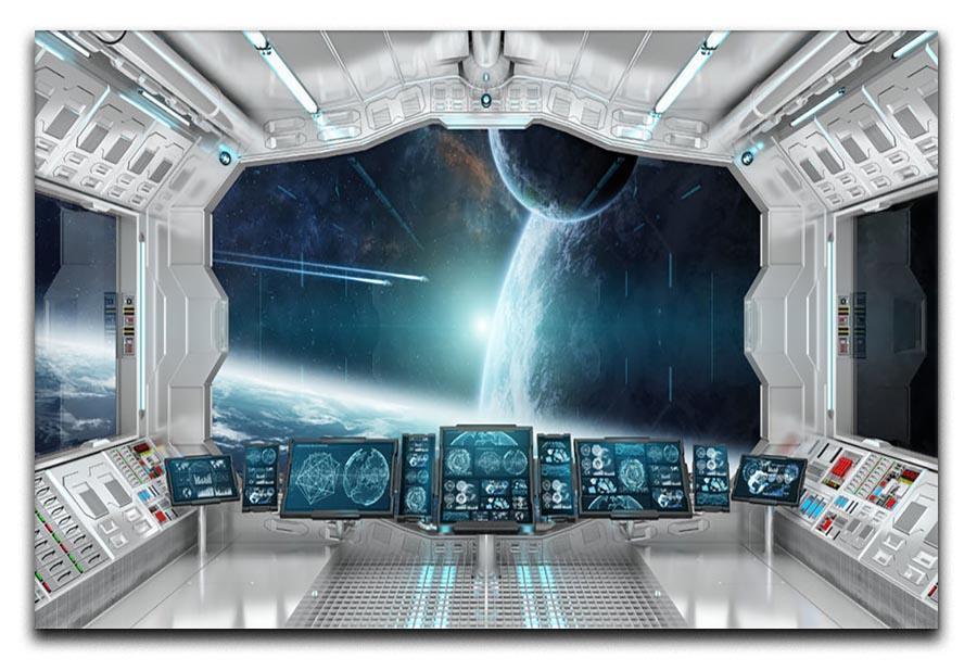 Spaceship Control Center Canvas Print or Poster  - Canvas Art Rocks - 1