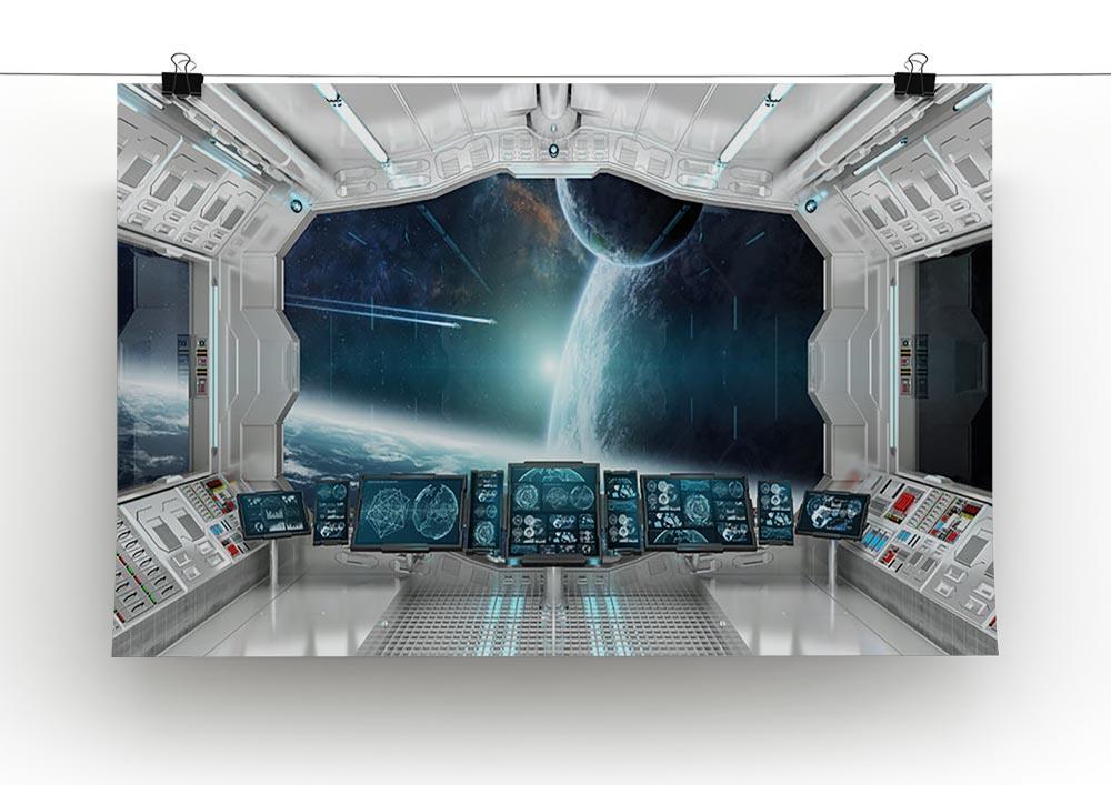 Spaceship Control Center Canvas Print or Poster - Canvas Art Rocks - 2