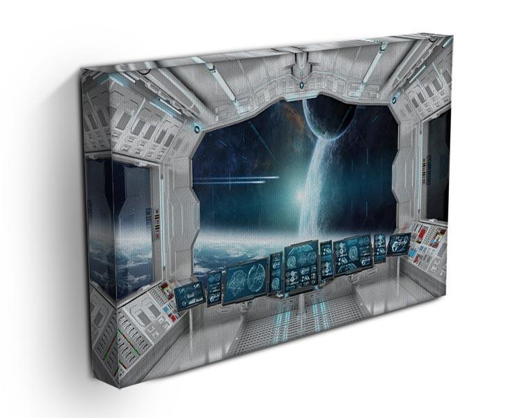 Spaceship Control Center Canvas Print or Poster - Canvas Art Rocks - 3