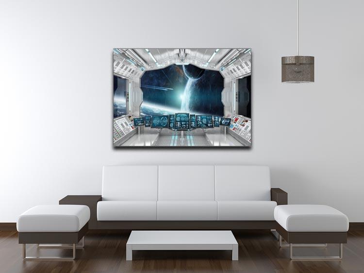 Spaceship Control Center Canvas Print or Poster - Canvas Art Rocks - 4