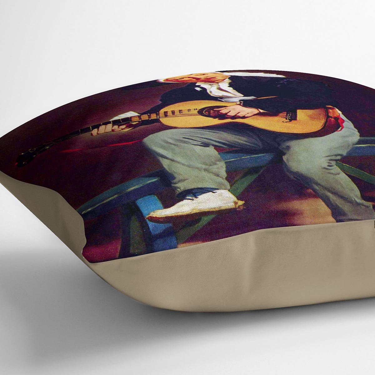 Spanish singer by Manet Throw Pillow