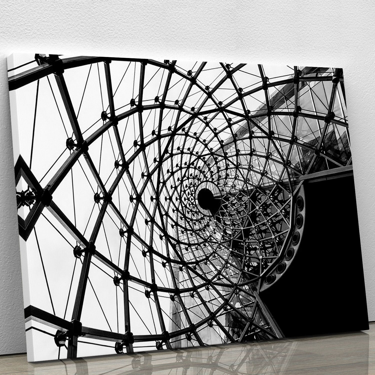 Spiral Architecture Structure Canvas Print or Poster