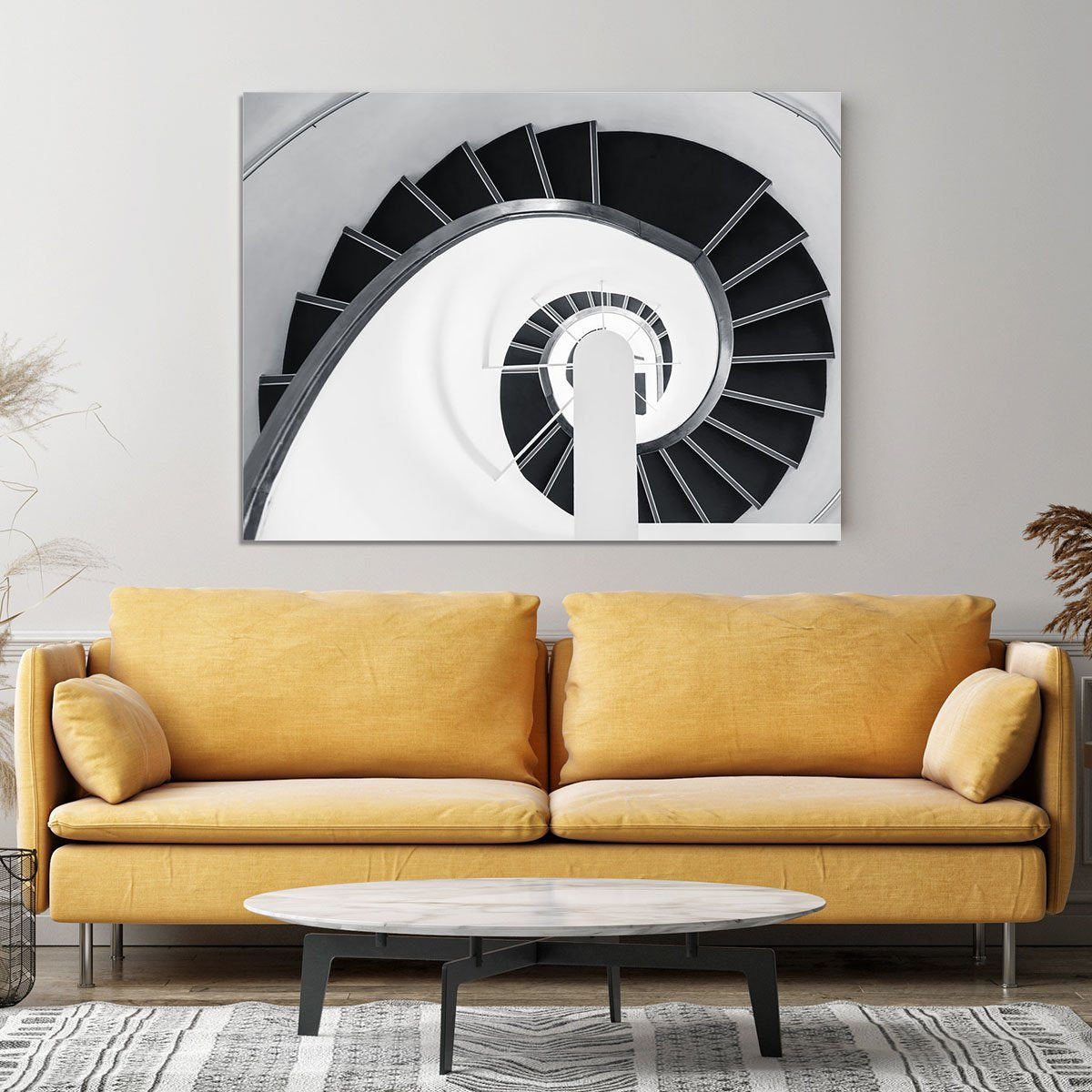 Spiral Staircase Canvas Print or Poster