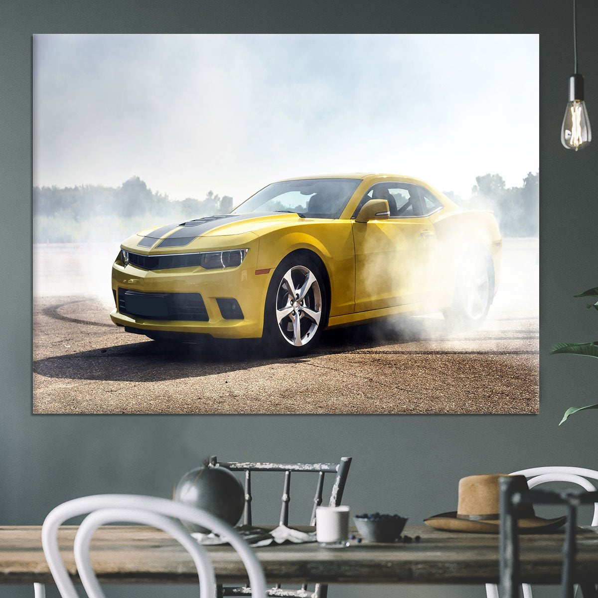 Sport Car Drifting Canvas Print or Poster
