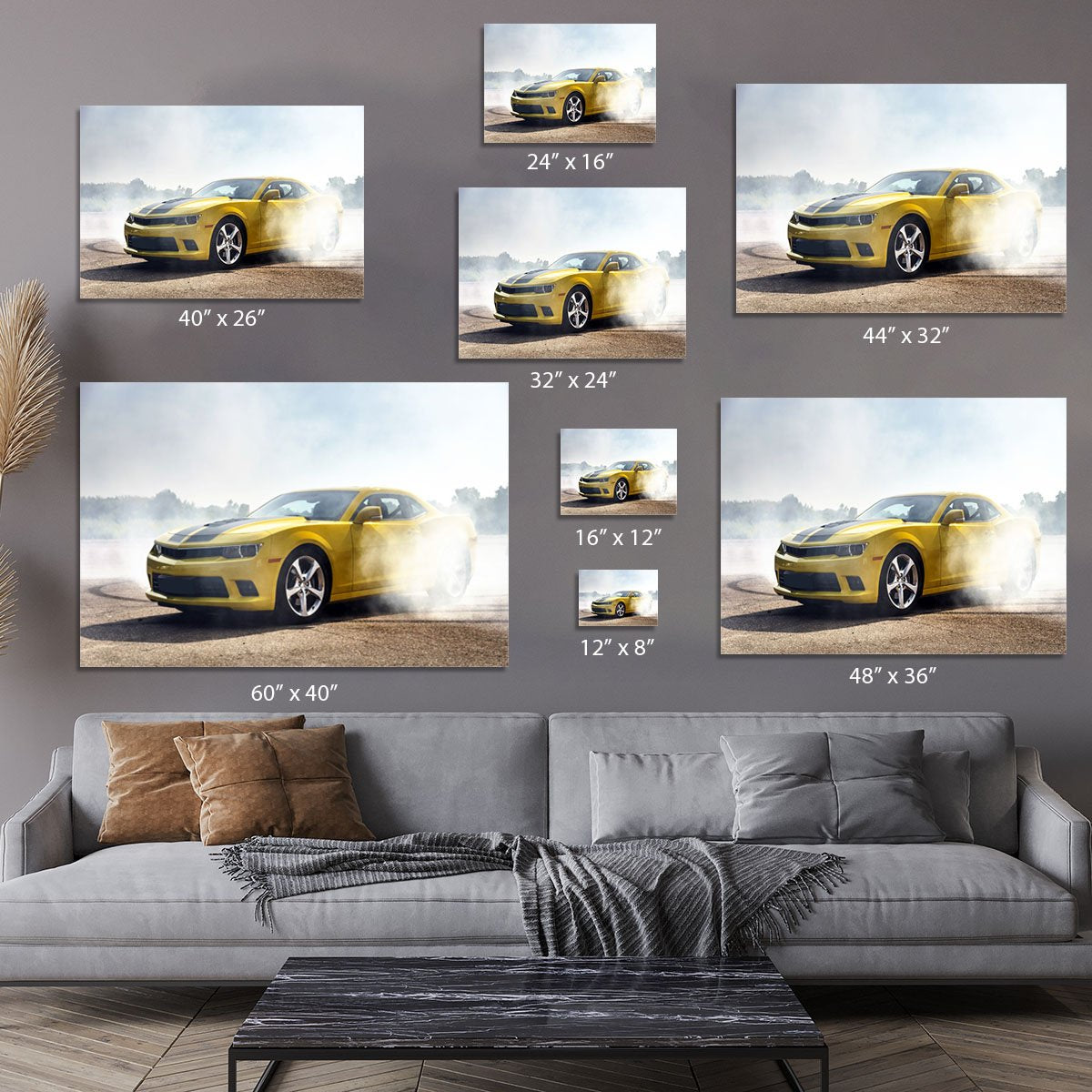 Sport Car Drifting Canvas Print or Poster
