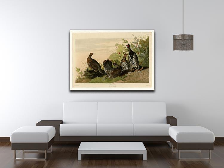 Spotted Grouse by Audubon Canvas Print or Poster - Canvas Art Rocks - 4