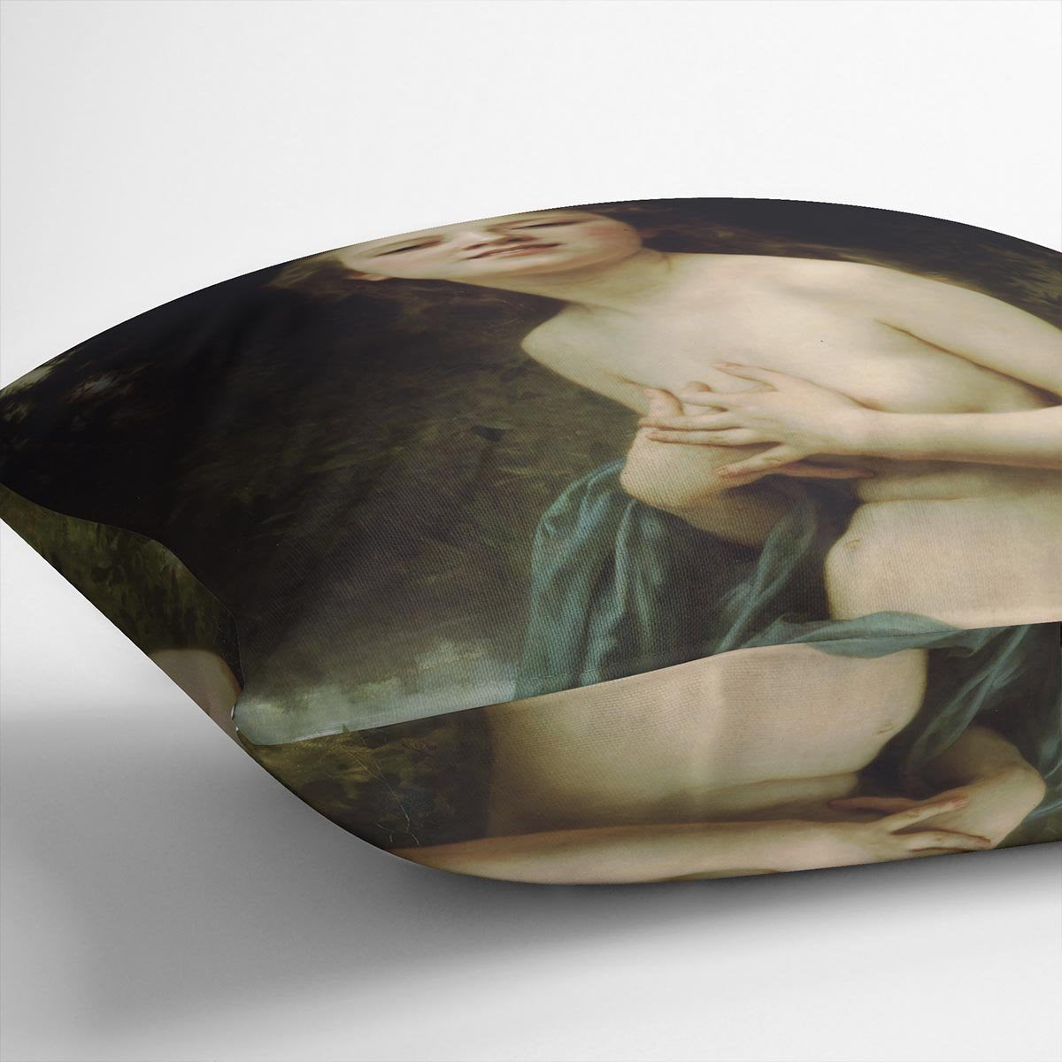 Spring Breeze By Bouguereau Throw Pillow