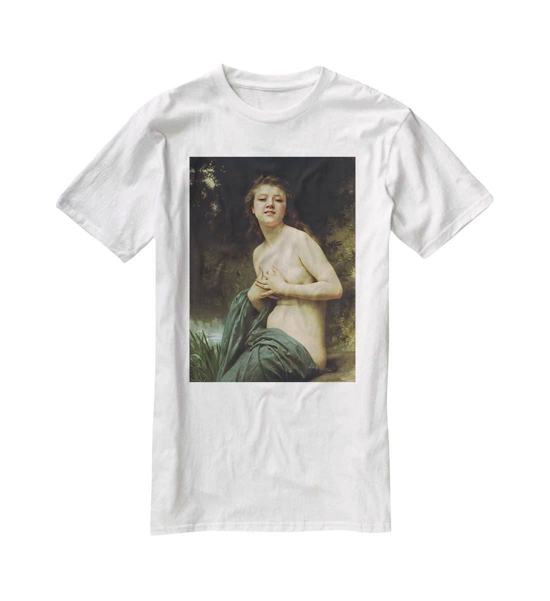 Spring Breeze By Bouguereau T-Shirt - Canvas Art Rocks - 5