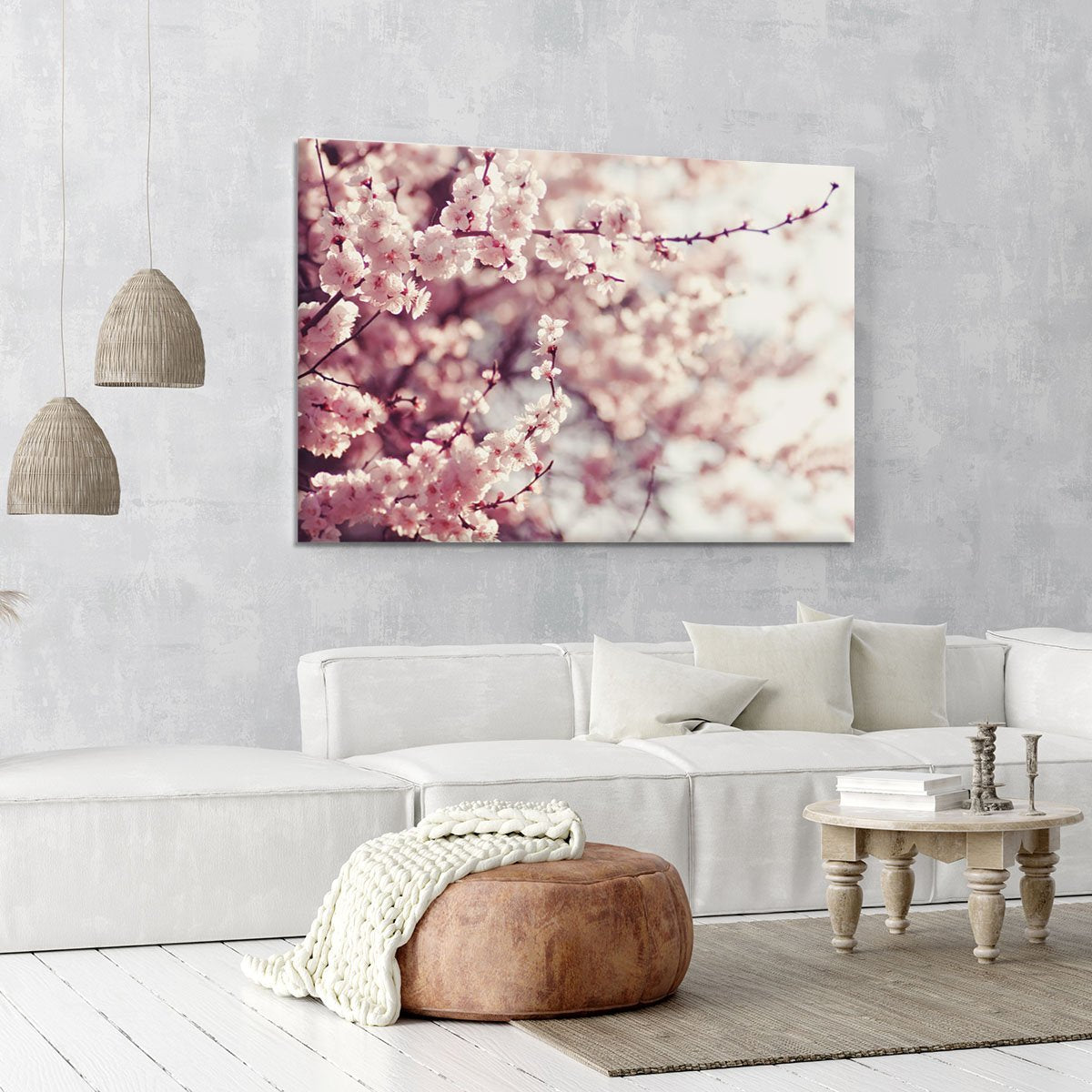 Spring Cherry blossoms Canvas Print or Poster