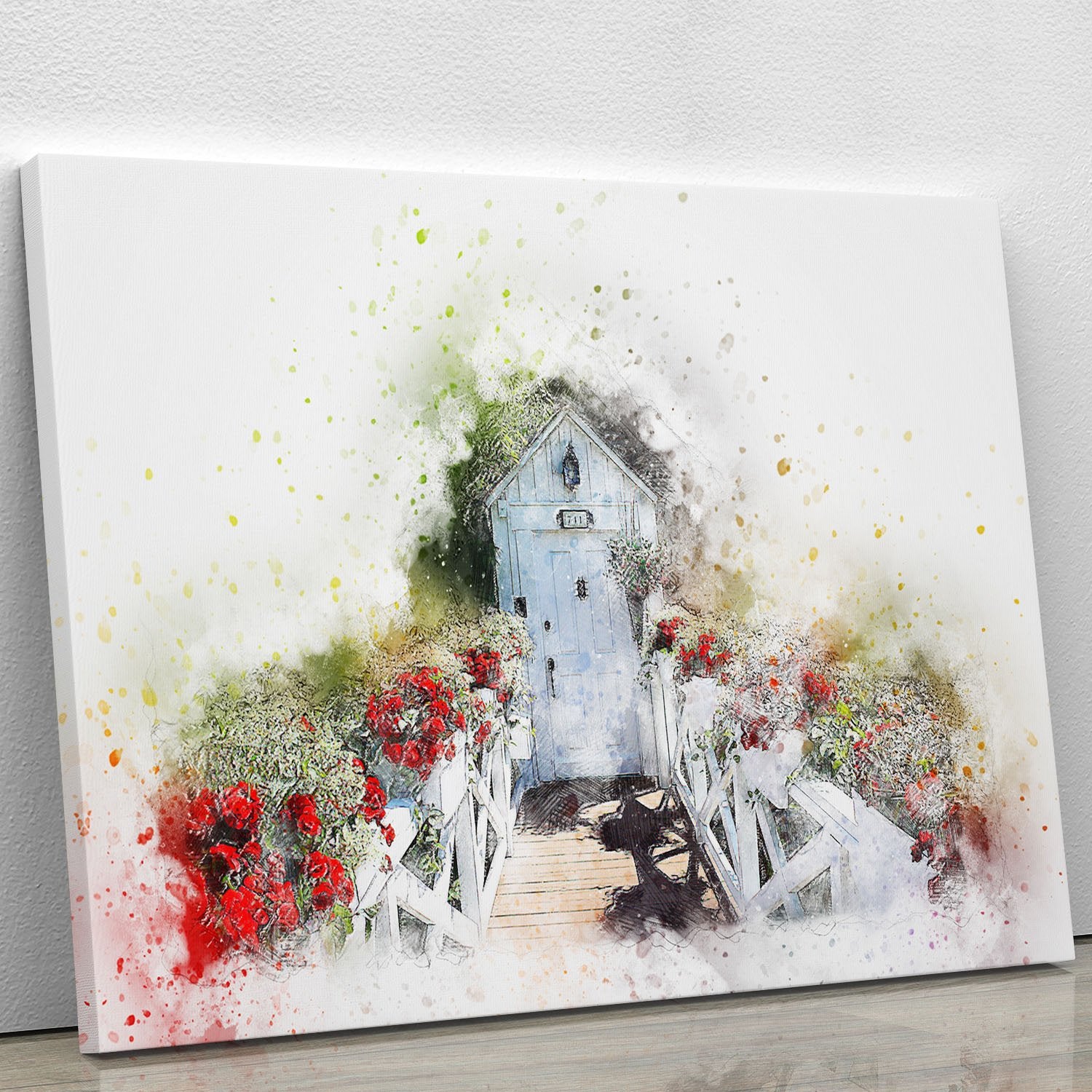 Spring Door Canvas Print or Poster