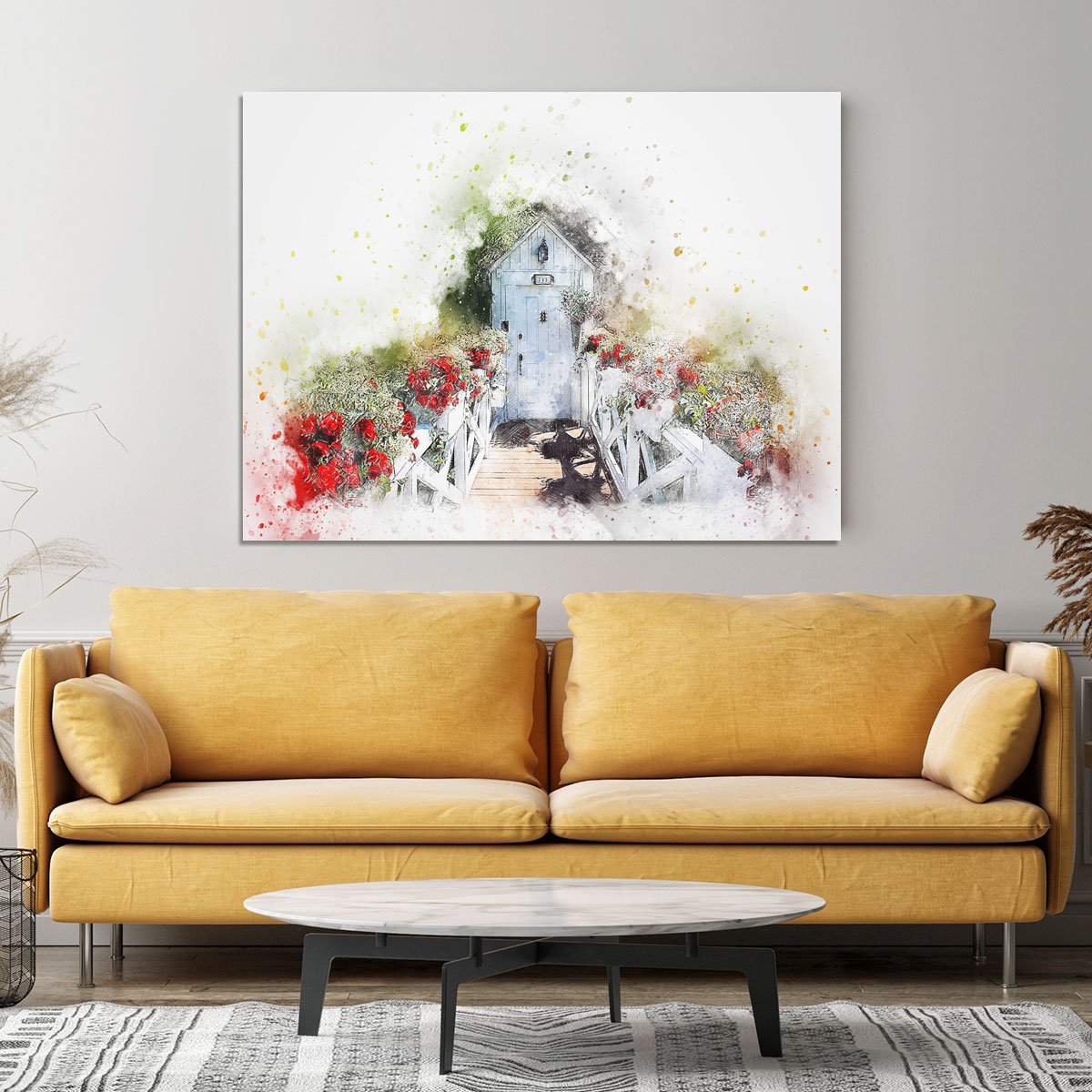 Spring Door Canvas Print or Poster