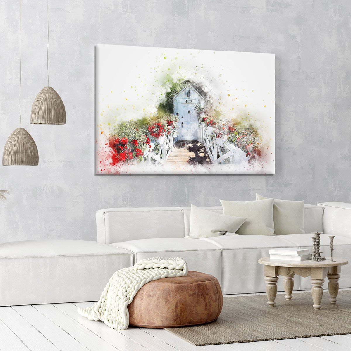 Spring Door Canvas Print or Poster