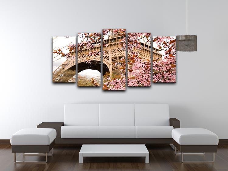Spring in Paris 5 Split Panel Canvas  - Canvas Art Rocks - 3
