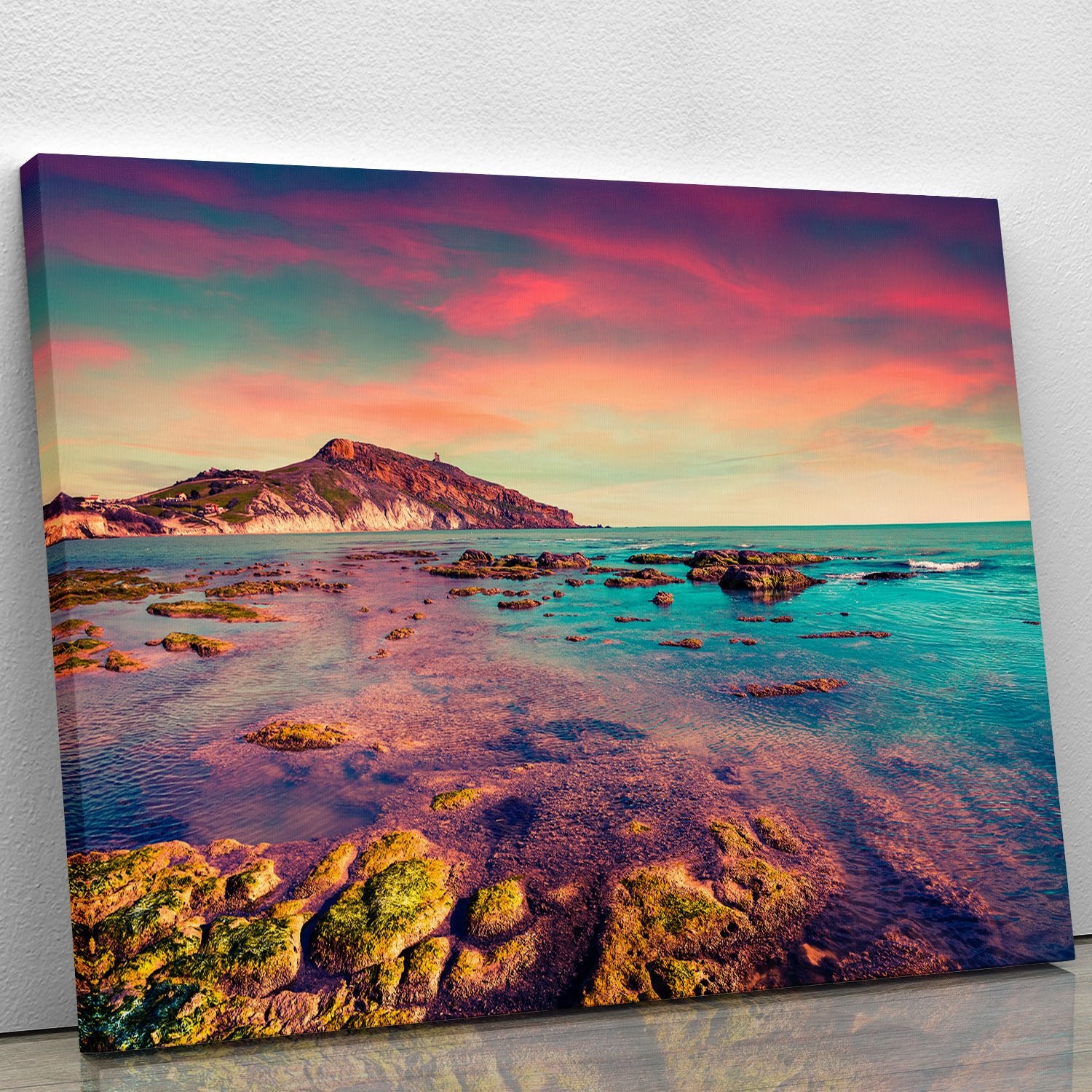 Spring sunset from the Giallonardo Canvas Print or Poster