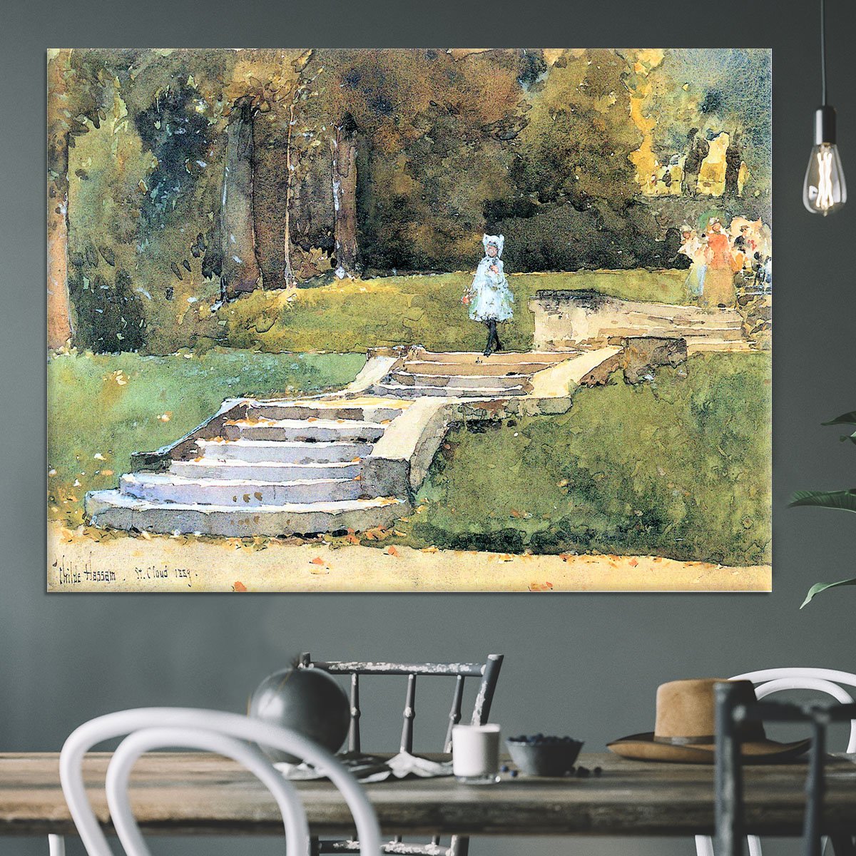 St. Cloud Mn. by Hassam Canvas Print or Poster