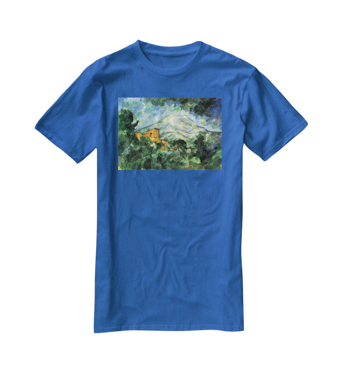 St. Victoire and Chateau Noir by Cezanne T-Shirt - Canvas Art Rocks - 2