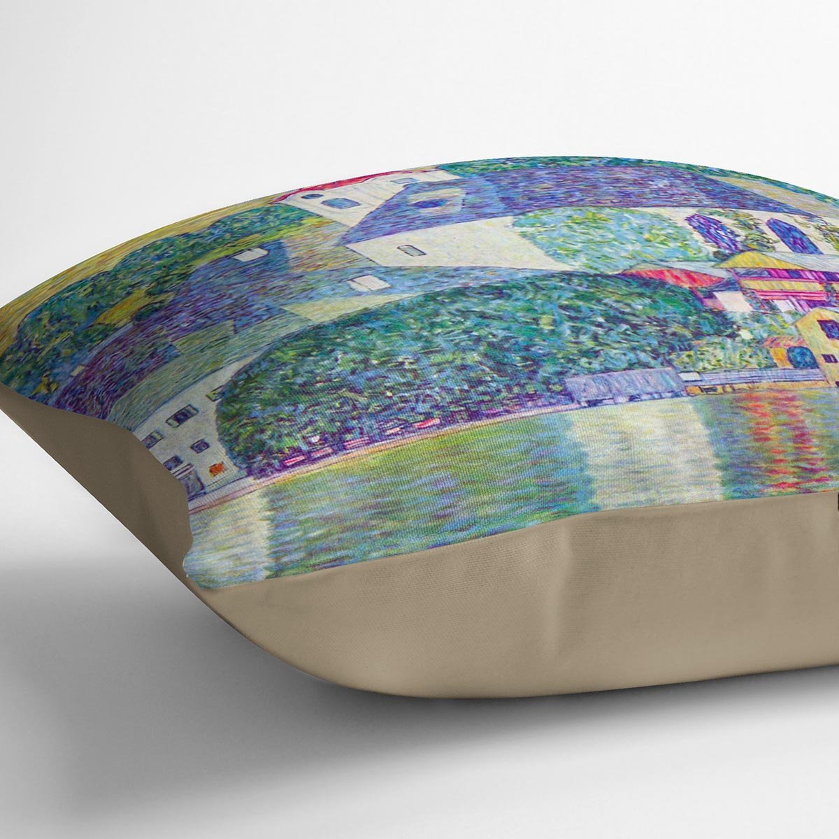 St. Wolfgang Church by Klimt Throw Pillow