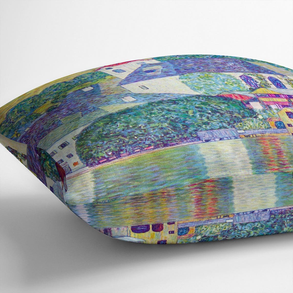 St. Wolfgang Church by Klimt Throw Pillow