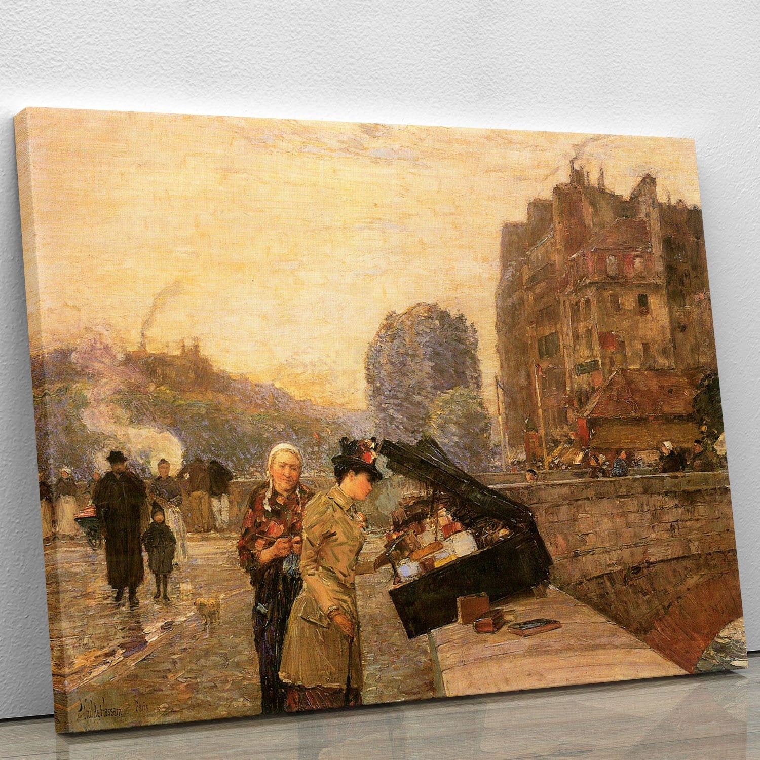 St Michel by Hassam Canvas Print or Poster
