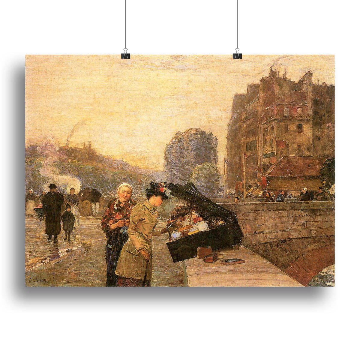 St Michel by Hassam Canvas Print or Poster