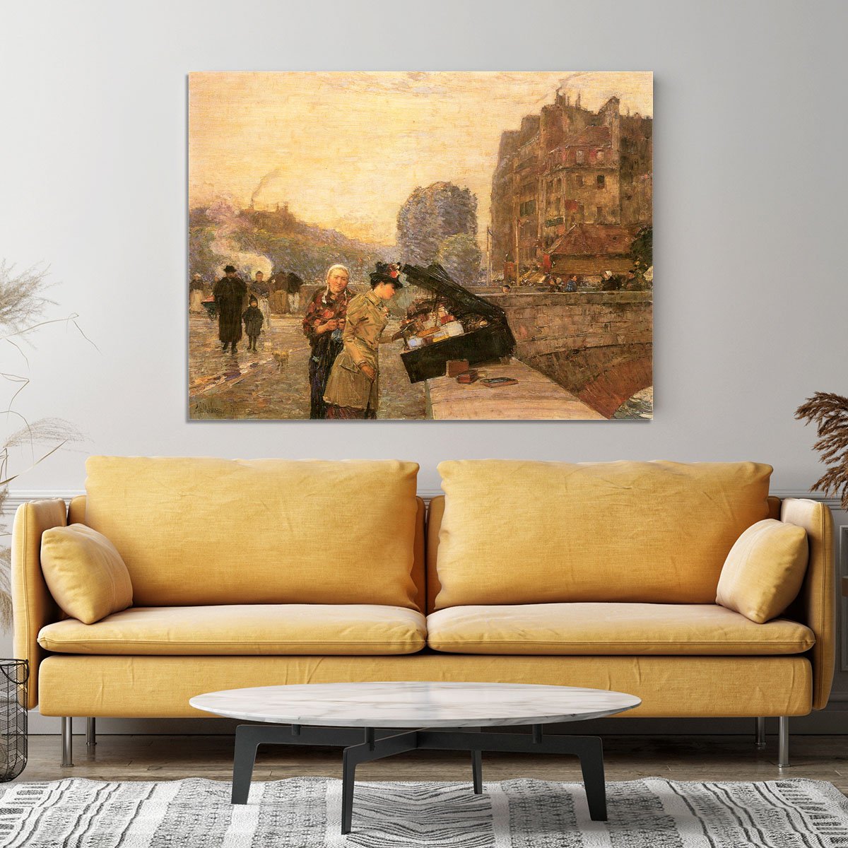 St Michel by Hassam Canvas Print or Poster
