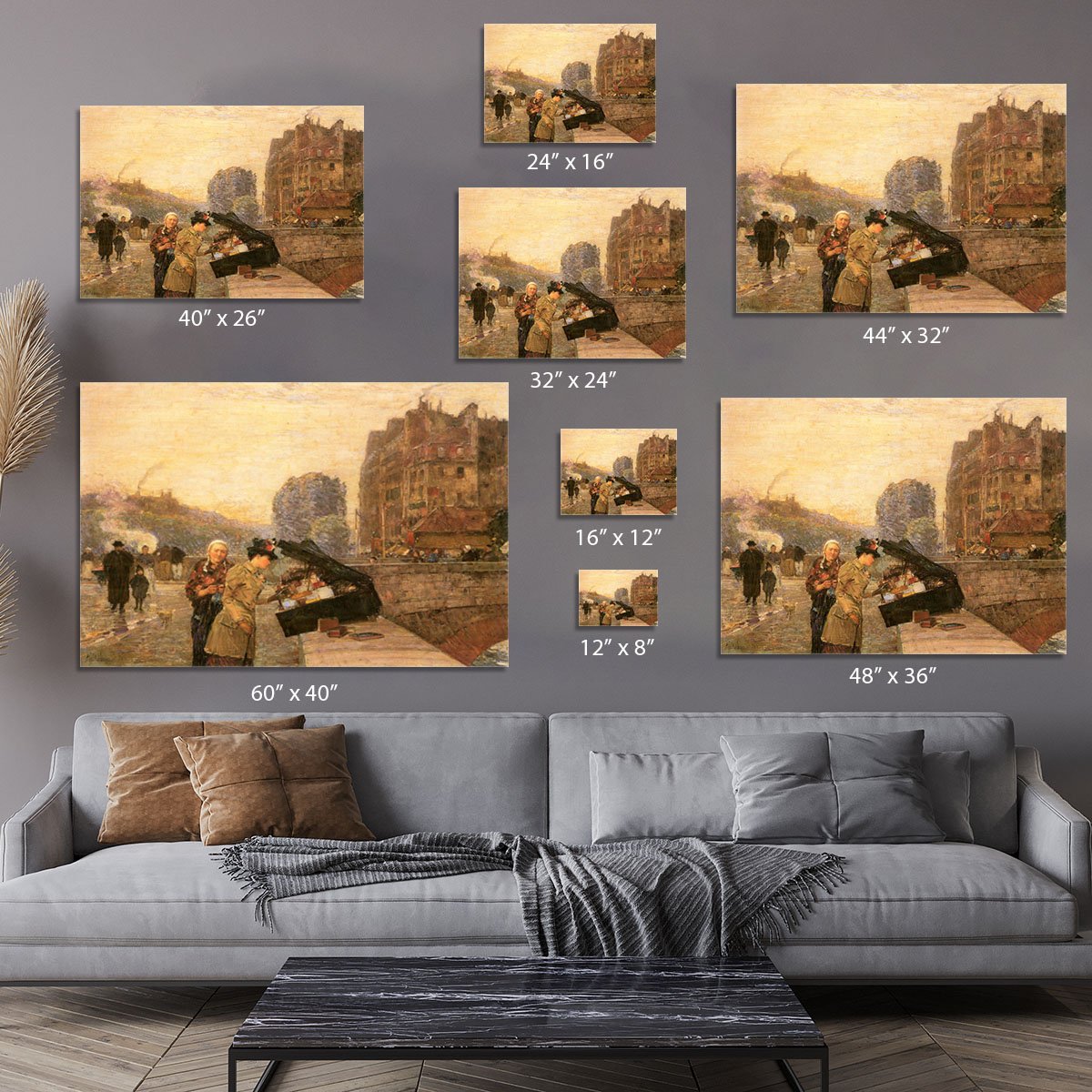 St Michel by Hassam Canvas Print or Poster