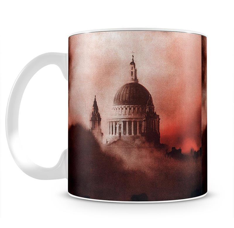 St Pauls Survives in colour Mug - Canvas Art Rocks - 2